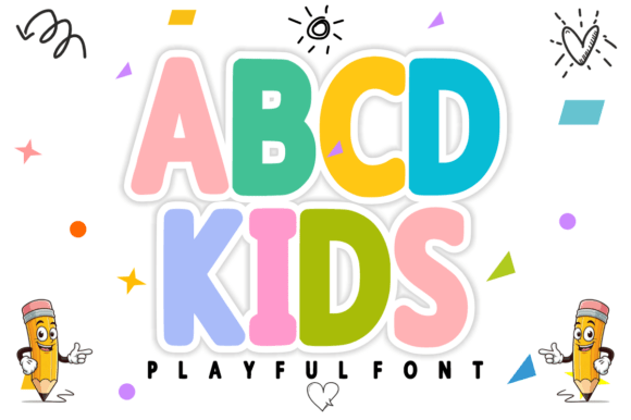 ABCD Kids: The Playful Font for Unforgettable Designs