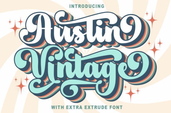 Austin Vintage: The Playfully Nostalgic Font for Your Next Project