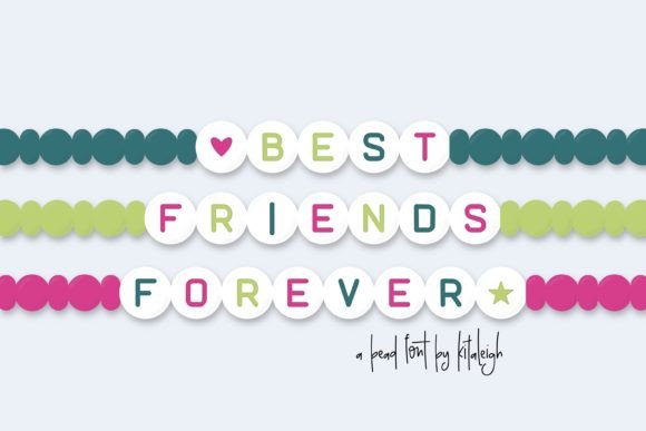 Best Friends Forever: A Font That Feels Like a Friendship Bracelet