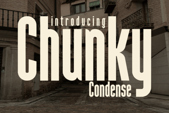 Chunky Condense: The Bold Display Font for Maximum Impact