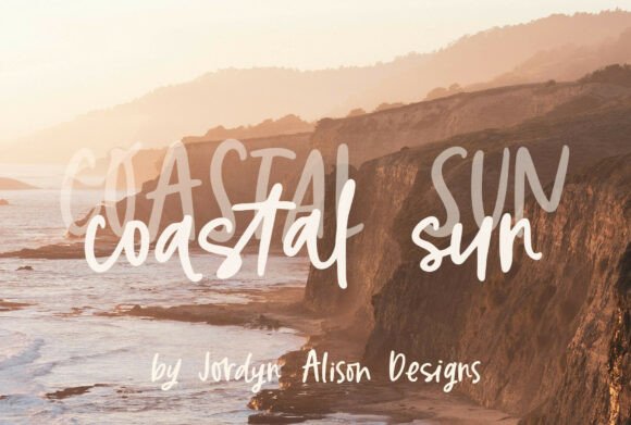 Coastal Sun: The Font That Captures Easy, Seaside Charm
