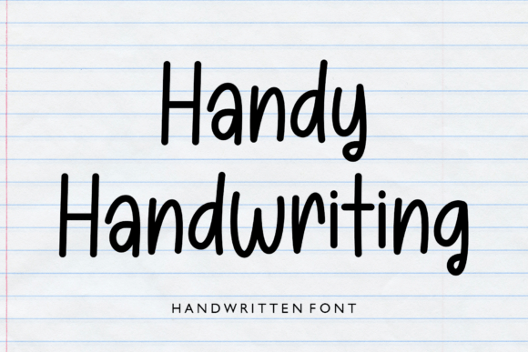 Handy Handwriting: The Friendly Schoolhouse Font for Modern Projects