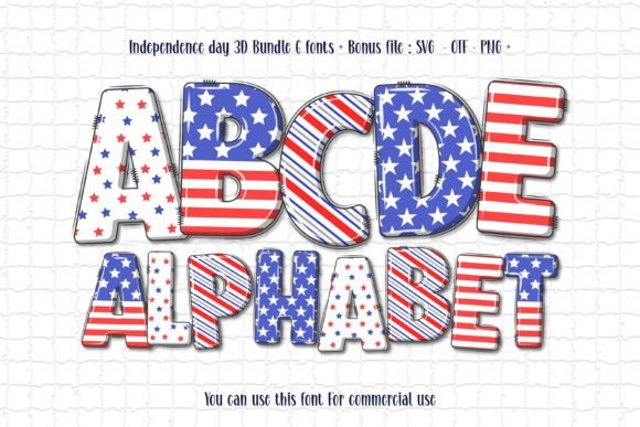 Independence Day 3D: A Font That Captures Patriotic Spirit