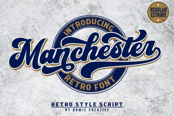 Manchester: The Bold Retro Typeface for Striking Designs