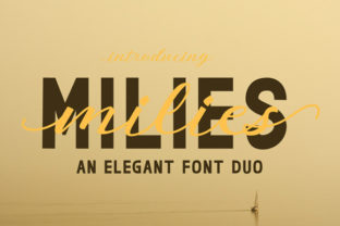 Milies Duo: Where Bold Sans Serif Meets Elegant Script