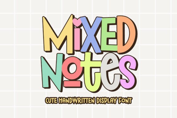 Mixed Notes: A Font That Brings Joy to Every Design Project