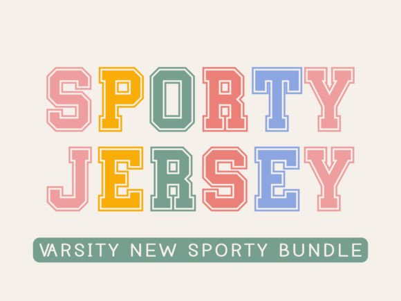 Sporty Varsity: A Typeface with Campus Energy and Holiday Charm