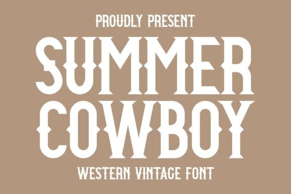 Summer Cowboy: The Western Font with Vintage Soul