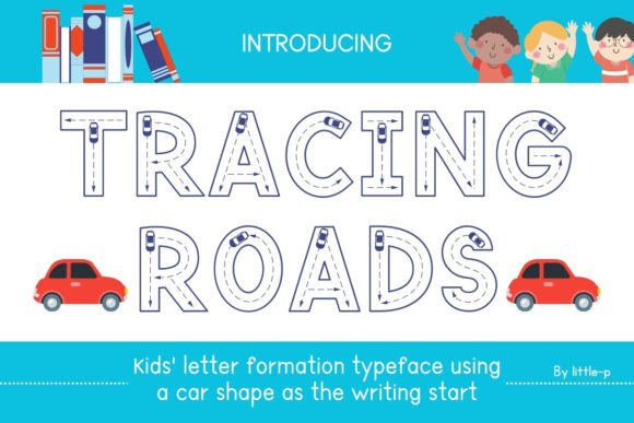 Tracing Roads: A Playful Font for Engaging Design Projects