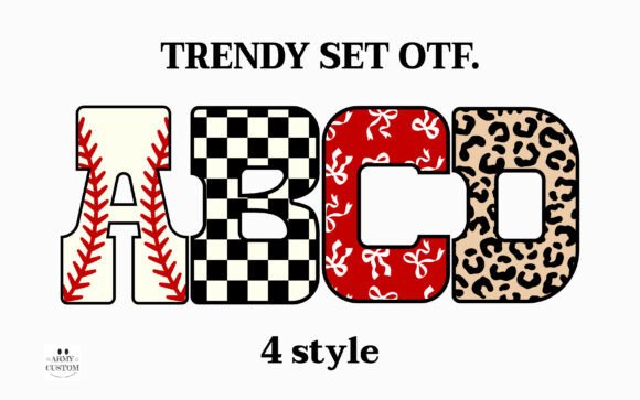 Trendy Set: A Typeface That Brings the Energy of Game Day