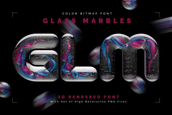 Unlocking Visual Depth: The Glass Marbles Typeface Experience