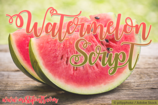 Watermelon Script: The Bouncy Calligraphy Font for Fresh Designs